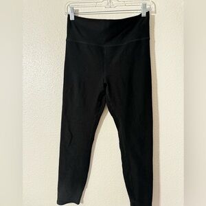 Vuori washed black womens legging size L